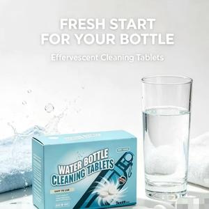 Tablettes de nettoyage pour bouteilles d'eau haute efficacité, écologiques, détartrantes et effervescentes pour la cuisine et l'usage domestique quotidien - Product Image 6