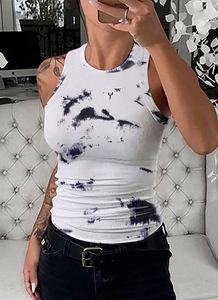 Women's Basic Solid Round Neck Ribbed Tank Top Promotional <b>T</b>-Shirts - Product Image 6