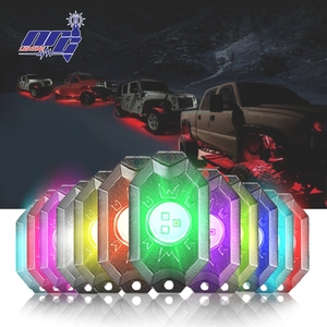 ไฟ<span class=keywords><strong>ร็</strong></span><span class=keywords><strong>อค</strong></span>16ล้านสี12พอดกันน้ำมีหลายสีโหมดควบคุมเพลงภายใต้แสงจากถนนใช้รถ UTV ATV LED RGB - Product Image 2