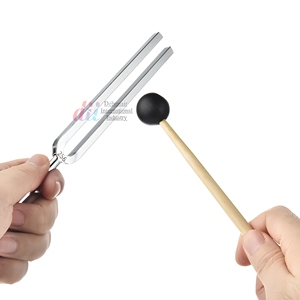 Juego de Diapasones Profesionales para Chakras de 128, 256, 512 y 1024 Hz con Martillo, Instrumentos Personalizados, Proveedor Mayorista - Product Image 3