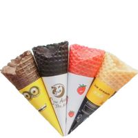 Conteneur de baignoire à glace en papier de qualité alimentaire avec logo personnalisé avec couvercle