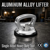 Ventouse manuelle en alliage d'aluminium de qualité industrielle pour l'installation de carreaux de verre et de revêtements de sol