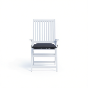 Cojín para Silla de Exterior, 19.7"x19.7"x2.8", Tela Oxford, Antracita, Juego de 6 Piezas, Extraíble, Lavable, Cuadrado, Sólido, para Todas las Estaciones - Product Image 1