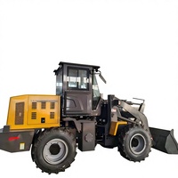 Livraison gratuite, chargeuse sur pneus mini diesel EPA CE 1,3 tonne, chargeuse frontale avec divers accessoires