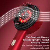 Peigne de massage du cuir chevelu portable pour les voyages, pour un soin facile du cuir chevelu, une conditionnement et un confort du cuir chevelu améliorés