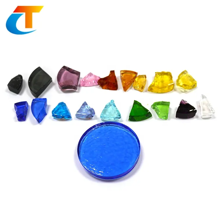 Sell coloured crystal casting glass for remelting