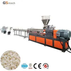 Plastic Recycled PP PE PET PBT ABS PC Granules Making Extruder Machine Price