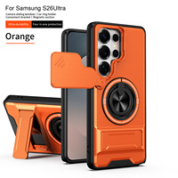 Casing Untuk Samsung S26 Ultra, Pelindung Lensa, Cincin Magnetik Putar, Model A57, Tahan Banting