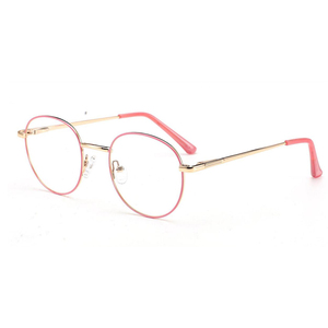 男女兼用カスタマイズされたロゴ金属光学眼鏡固体アセテート寺院おしゃれな女性の眼鏡ステンレス鋼ワイヤー合金 - Product Image 5