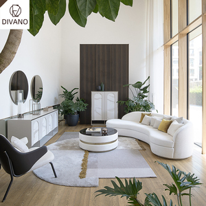 Turnkey Solution Custom Italian Luxury Living Room Modern Beige Chesterfield Luxury Furniture Set DV-05 Modern Living Room <b>Sofas</b> - Product Image 4