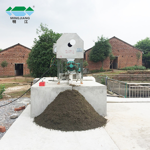 เครื่องแยกน้ําเสียจากสัตว์ปุ๋ยอินทรีย์คุณภาพดีเครื่องแยกของเหลวแบบสกรู - Product Image 2