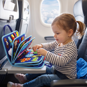 Vente en gros de livres silencieux pour tout-petits, accessoires Montessori en feutre pour tableau d'activités pour tout-petits - Product Image 4