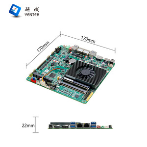 Placa base industrial Yentek Mini-ITX LGA1151 DDR4 de doble canal Intel SOC 170x170mm para PC - Product Image 1