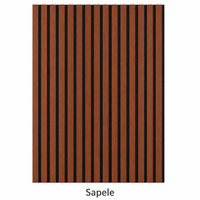 Panneaux muraux acoustiques en MDF, panneaux de grille absorbant le son pour appartement, home cinéma, bureau