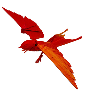 Figurine d'oiseau hirondelle imprimée en 3D, articulée, avec articulations mobiles, jouet anti-stress, décoration de bureau, cadeau pour les enfants de 7 à 12 ans et plus - Product Image 4
