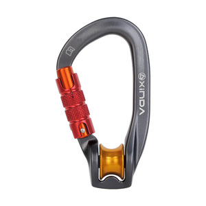 Xindahua Pulley <b>Lock</b> Aluminum Alloy <b>With</b> Bearing Safety Buckle For Zipline Equipment - Product Image 2