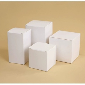 2000+ In Stock Rectangular White Foldable Cardboard <b>Boxes</b> for Cosmetics & Valentine Gifts - Product Image 2