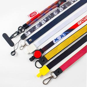 Cheap Personalized Custom Printing <b>Polyester</b> Sublimation Advertising Promotional <b>Lanyards</b> with Hook Brand Logo - Product Image 1