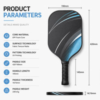Raquette de pickleball en fibre de verre exclusive 14 mm 16 mm, approuvée USAPA 2026, vente en gros OEM, logo personnalisé