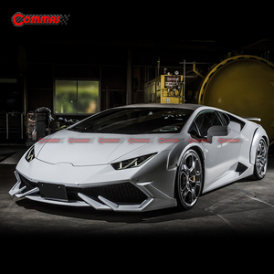 ชุดแต่ง Lamborghini Huracan LP610 รุ่น PRO Compos Style คาร์บอนไฟเบอร์แห้ง+ไฟเบอร์กลาส สเกิร์ตหน้า คิ้วล้อ อะไหล่รถยนต์ - Product Image 5