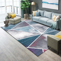 Tapis 3D pour salon, tapis de sol en velours cristal imprimé pour la maison, tapis de salon