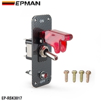 Panneaux d'allumage électronique EPMAN - Panneau de commutation à bascule LED rouge universel pour BMW E30 E39 E36 E46 E60 E90 EP-RSK3017-1