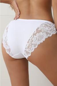 女性用高弾性下着 薄手セクシー ミッドライズ ニットビキニパンティー レース中空パンティー 女性用 - Product Image 3