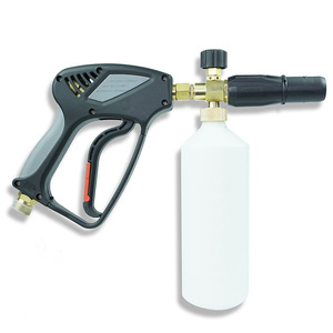 Pistola de Agua a Alta Presión M22 1.5 G1 4 con Boquilla de Latón, Presión Ajustable, Agua Fría, Cuerpo de Plástico Negro - Product Image 3