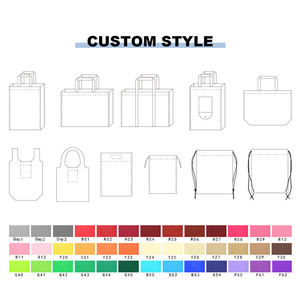 <span class=keywords><strong>Bolsa</strong></span> Ecológica Promocional de Tela No Tejida, Reutilizable, Portátil, con Asas para Camisetas, Económica, para Compras en Supermercados y Ropa Personalizada - Product Image 3