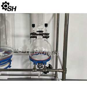 El experimento es un reactor de síntesis de péptidos de fase sólida con un reactor de vidrio de filtración cristalina de 50L - Product Image 3