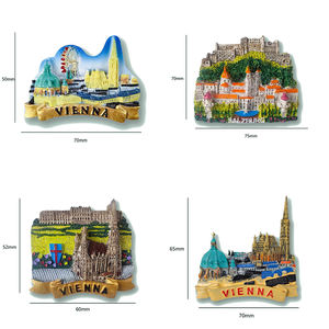 En gros Vienne Autriche Alpes Tourisme Souvenir Cadeau Salzbourg Réfrigérateur Aimant Autocollant Innsbruck Personnalisé Vienne Autriche Réfrigérateur Aimant - Product Image 4