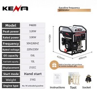 Générateur-soudeuse électrique à double usage pour usage domestique, tout en cuivre, 220V, 1kW-4.2kW, petit modèle portable pour chantier extérieur