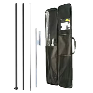 Nuevas banderas de plumas de poliéster personalizadas populares y soporte de pancarta anuncios de plumas de playa personalizados para exteriores para publicidad de eventos personalizada - Product Image 3