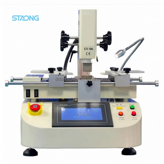 BGA Rework Station LV-05 3 Zones Hot Air Touch Screen Solder Machine 4500W Soldering Tools Infrared BGA Rework Station