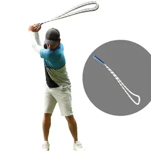 리듬 제어력을 향상시키는 골프 스윙 트레이닝 로프 휴대용 골프 스윙 속도 UP 보조 로프 골프 스윙 파워 스피드 트레이너
