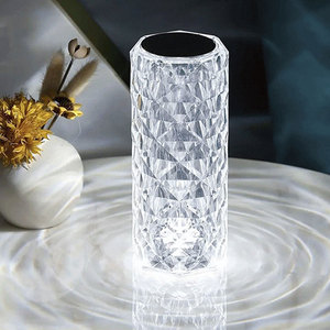 Lampe de bureau LED Rose Ambiance avec veilleuse, trois options de couleur, intensité réglable, commande tactile pour chambre à coucher - Product Image 5