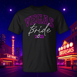 Camiseta Vegas Bride 2025 para Despedida de Soltera, Camiseta de Boda - Product Image 3