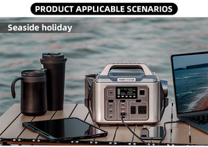 Générateur solaire grande capacité, station d'alimentation portable d'urgence, stockage d'énergie de secours extérieur - Product Image 5