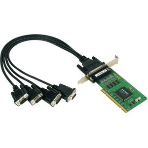 Carte série Moxa Cp 104ul Db9m Pci 4 ports Rs232 pour usage industriel - Product Image 1