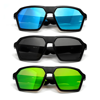 Gafas inteligentes QY Pro5 con IA, traducción en tiempo real, reproducción de música por BT y recepción de llamadas, estilo gafas de sol para montañismo.