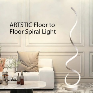 Modern Minimalist LED <strong>Floor</strong> <strong>Lamp</strong> for Living Room Bedroom Vertical <strong>Arc</strong> Smart Design with Led Base for Hotel Bedside or Bedron - Product Image 5