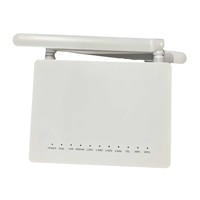 ONU GM220-S V9.0 XPON Ftth Network 1GE+3FE+1POT+1USB+WiFi Compatible con 4 Ssids Versión en Inglés Control Remoto