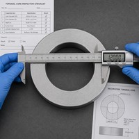 Noyau toroïdal en acier électrique de petite taille pour transformateur audio basse fréquence et bobine de signal