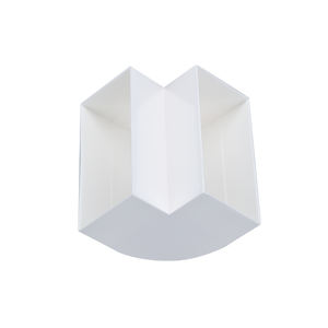 120x50 <span class=keywords><strong>Tubo</strong></span> cuadrado de <span class=keywords><strong>PVC</strong></span> blanco <span class=keywords><strong>Tubo</strong></span> rectangular de plástico para ventilación Forma rectangular - Product Image 4