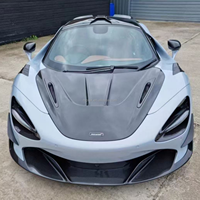 Capot de moteur en carbone véritable de haute qualité pour McLaren 720S, capot de style N amélioré