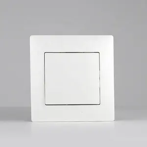 Norme européenne vente chaude 10A interrupteur mural 1gang 1 voie interrupteur de lumière télécommande bouton poussoir pour un usage domestique