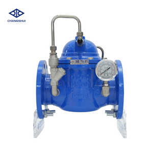 <span class=keywords><strong>Clapet</strong></span> <span class=keywords><strong>de</strong></span> <span class=keywords><strong>sécurité</strong></span> à fermeture lente à bride en fonte ductile C & S 300X-16Q Contrôle hydraulique empêchant le refoulement <span class=keywords><strong>de</strong></span> l'eau Température moyenne - Product Image 6