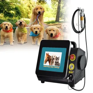 2023 Triangelmed portable 60w 980nm traitement de l'arthrite ultrasons vétérinaire équipement laser froid pour chiens