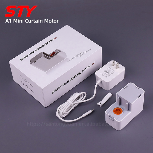 A1 Mini 1.2Nm Tuya Intelligence Wifi Smart Home Product Electric Curtain Motorized Motor Curtain Opener