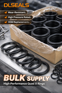 Уплотнительное кольцо DLSEALS Black NBR Quad Design X <span class=keywords><strong>Ring</strong></span> для промышленных гидравлических и пневматических систем, высоконапорное, OEM-замена, выставка March Expo 2026 - Product Image 5